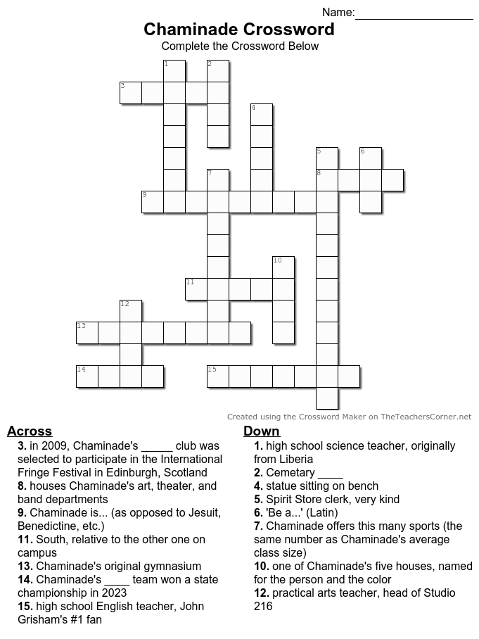 Crossword Sep 23
